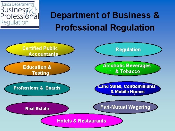 Department of Business & Professional Regulation Certified Public Accountants Regulation Education & Testing Alcoholic