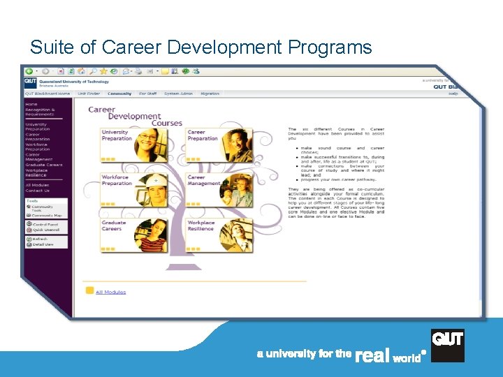 Suite of Career Development Programs 
