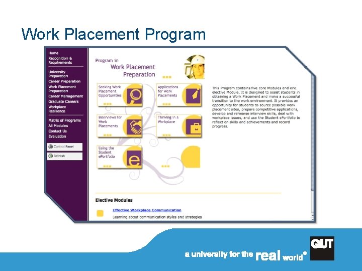 Work Placement Program 