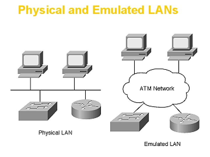 Physical and Emulated LANs 