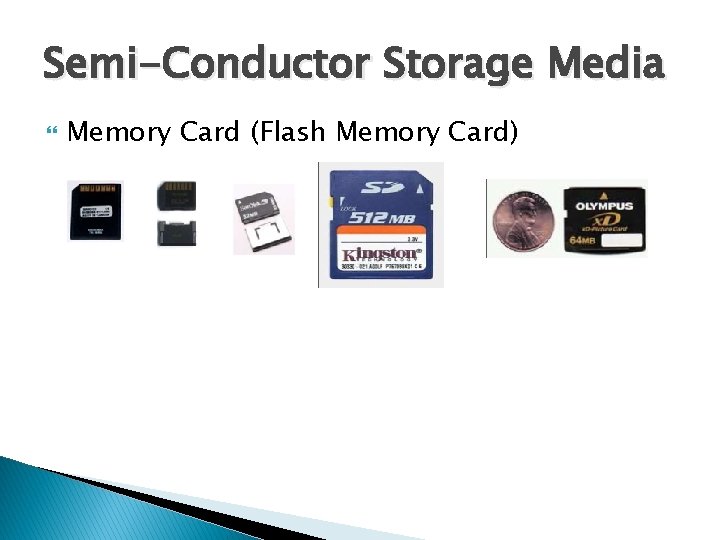 Semi-Conductor Storage Media Memory Card (Flash Memory Card) 