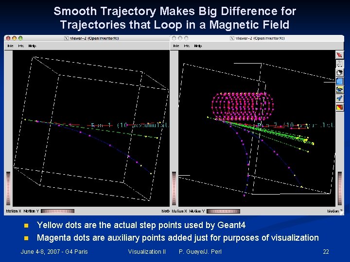 Smooth Trajectory Makes Big Difference for Trajectories that Loop in a Magnetic Field n