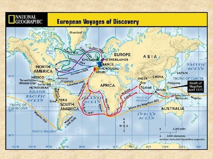 MAP OF ROUTES TAKEN BY EUROPEAN EXPLORERS 11 MAP OF ROUTES TAKEN BY EUROPEAN EXPLORERS 11
