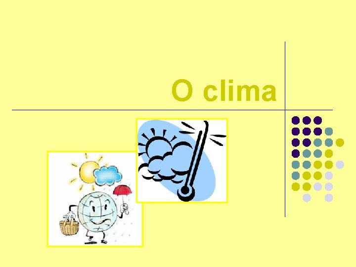 O clima 