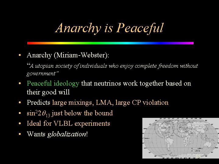Anarchy is Peaceful • Anarchy (Miriam-Webster): “A utopian society of individuals who enjoy complete