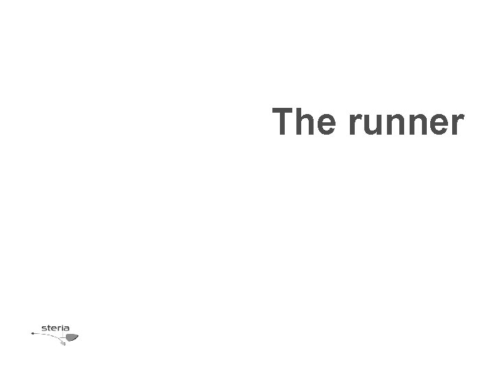 The runner The runner