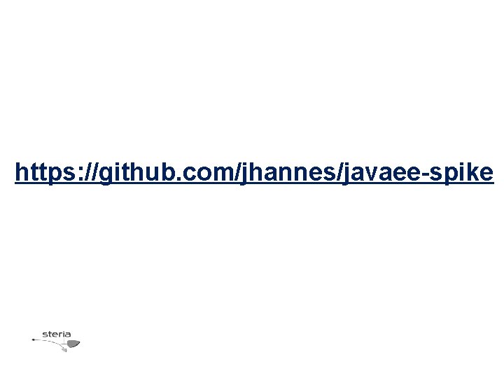 https: //github. com/jhannes/javaee-spike https: //github. com/jhannes/javaee-spike