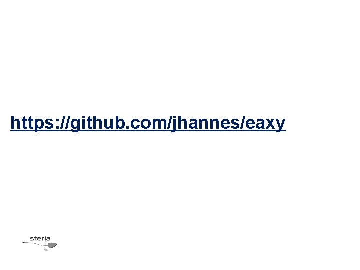 https: //github. com/jhannes/eaxy https: //github. com/jhannes/eaxy