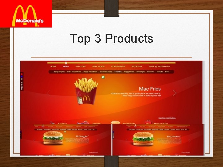 Top 3 Products 