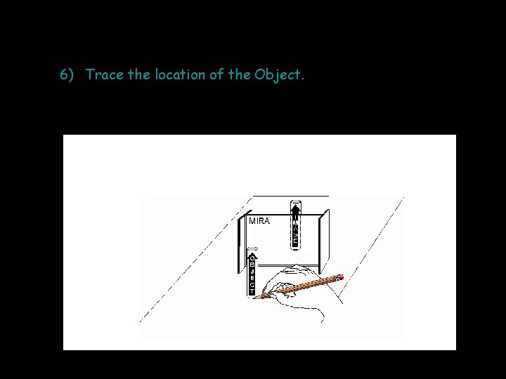 6) Trace the location of the Object. 6) Trace the location of the Object.
