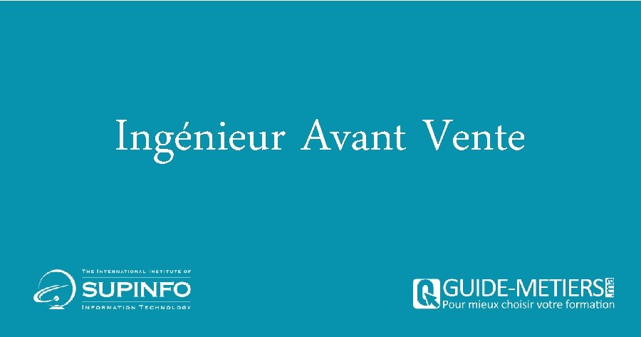 Ingénieur Avant Vente 