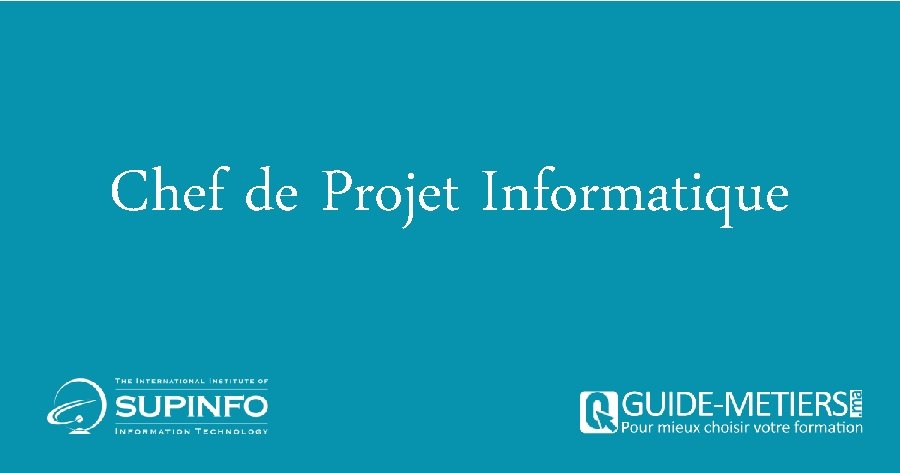 Chef de Projet Informatique 