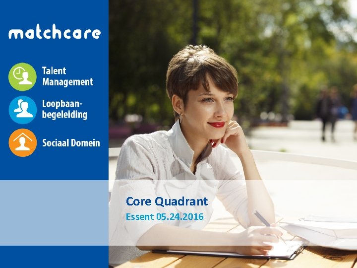 Core Quadrant Essent 05. 24. 2016 Core Quadrant Essent 05. 24. 2016