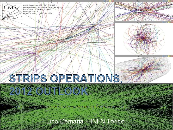 STRIPS OPERATIONS, 2012 OUTLOOK Lino Demaria – INFN Torino 