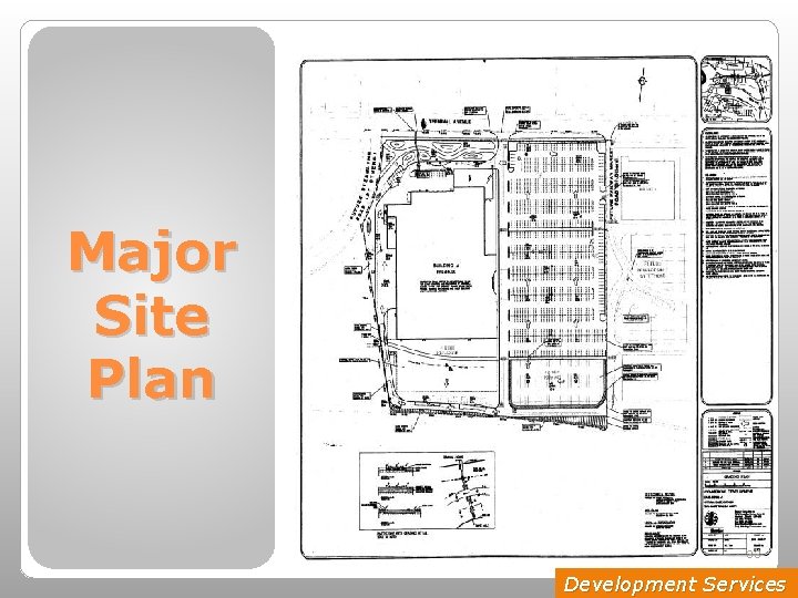 Major Site Plan 33 Development Services 