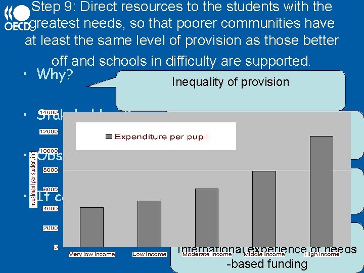 Step 9: Direct resources to the students with the greatest needs, so that poorer