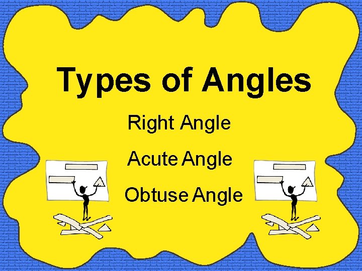 Types of Angles Right Angle Acute Angle Obtuse Angle 