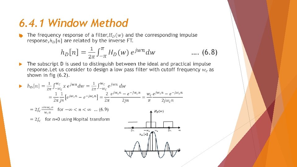 6. 4. 1 Window Method 