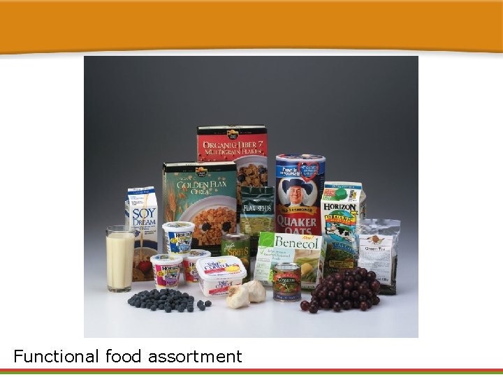 Functional food assortment Functional food assortment