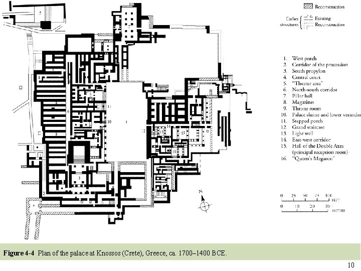 Figure 4 -4 Plan of the palace at Knossos (Crete), Greece, ca. 1700– 1400 Figure 4 -4 Plan of the palace at Knossos (Crete), Greece, ca. 1700– 1400