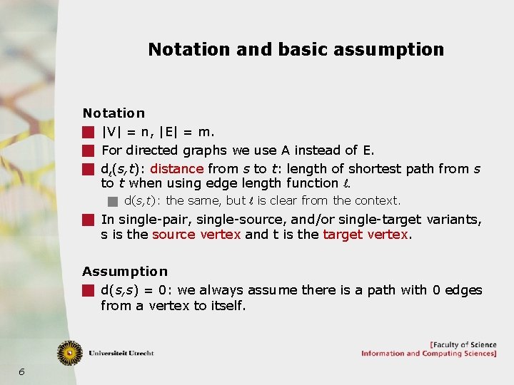 Shortest Paths Algorithms For Standard Variants Algorithms And