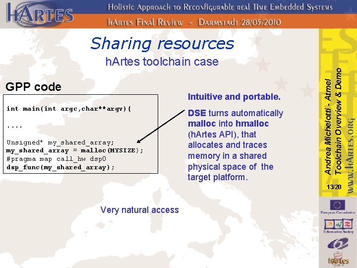 h. Artes toolchain case GPP code Intuitive and portable. int main(int argc, char**argv){. .