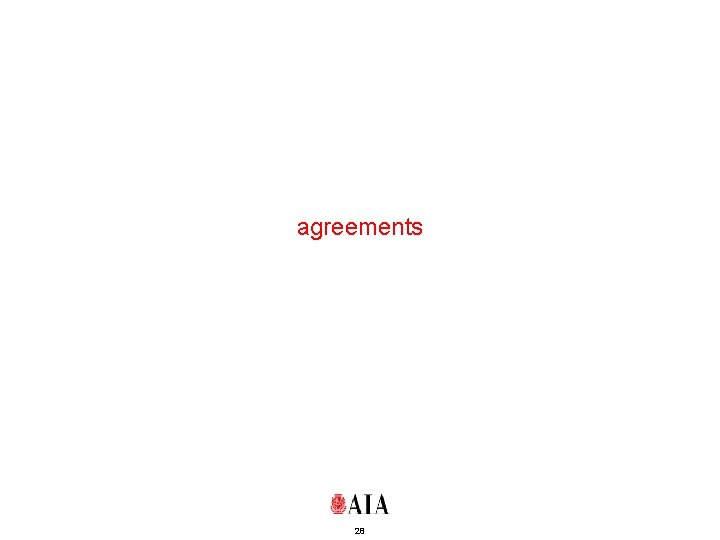 agreements 28 
