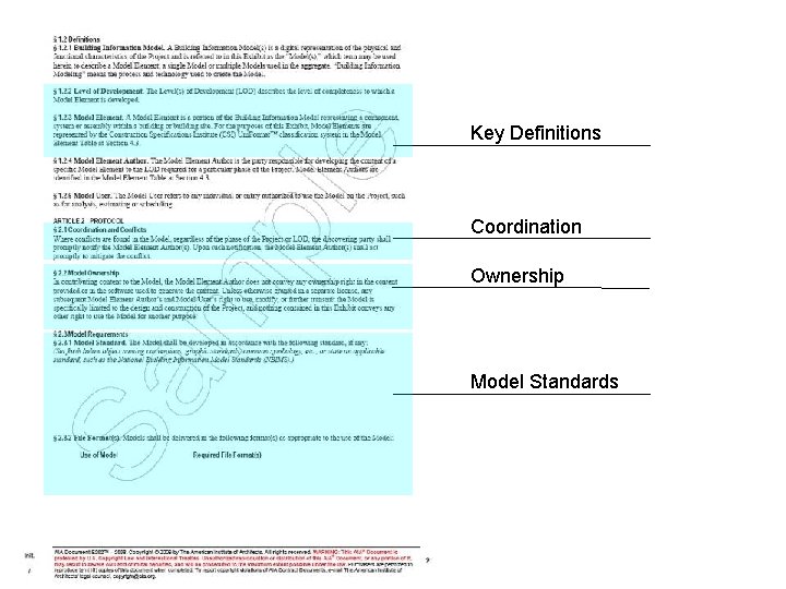 Key Definitions Coordination Ownership Model Standards 38 