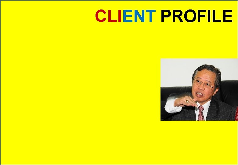 CLIENT PROFILE 