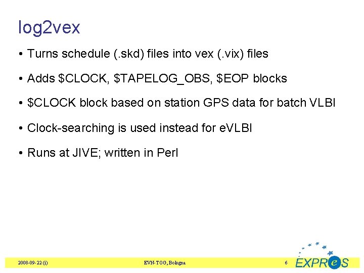 Dynamic Scheduling Of The Eevn A Progress Report