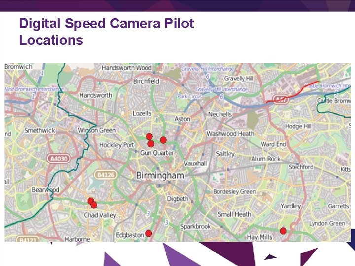 Digital Speed Camera Pilot Locations 