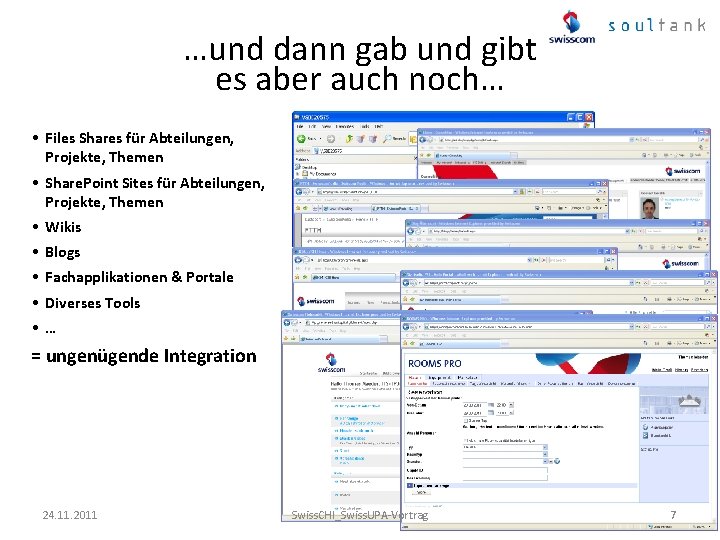 …und dann gab und gibt es aber auch noch… • Files Shares für Abteilungen,