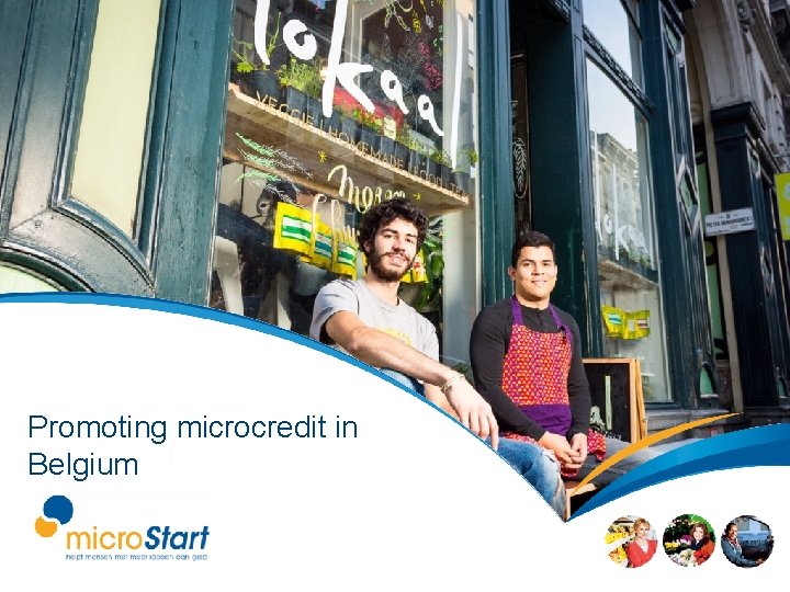 Promoting microcredit in Belgium 