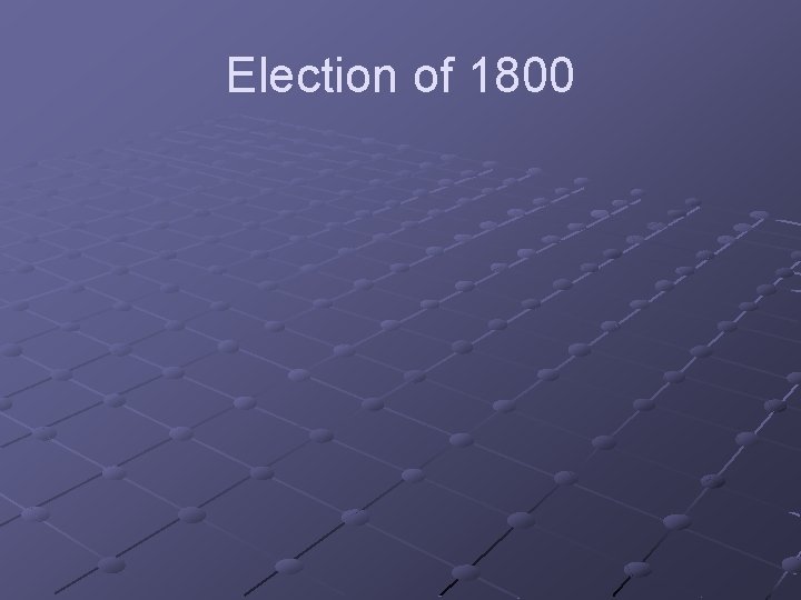 Election of 1800 