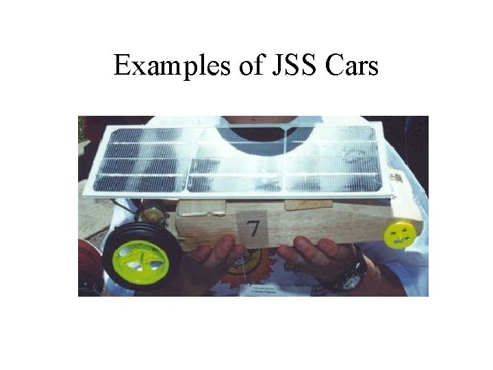 Examples of JSS Cars 