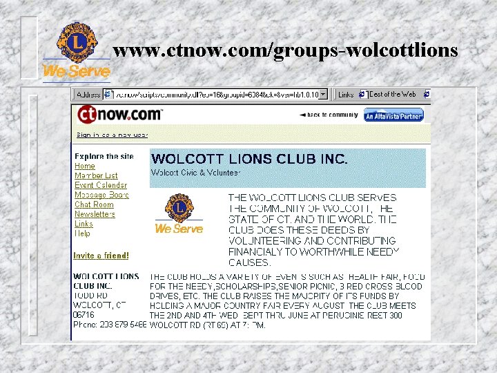 www. ctnow. com/groups-wolcottlions 