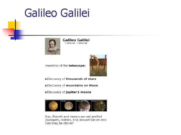 Galileo Galilei 