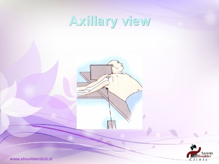 Axillary view Axillary view