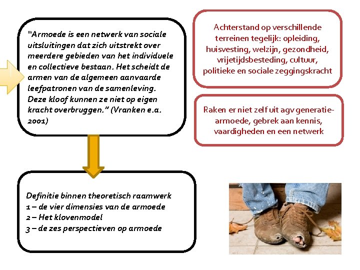 “Armoede is een netwerk van sociale uitsluitingen dat zich uitstrekt over meerdere gebieden van