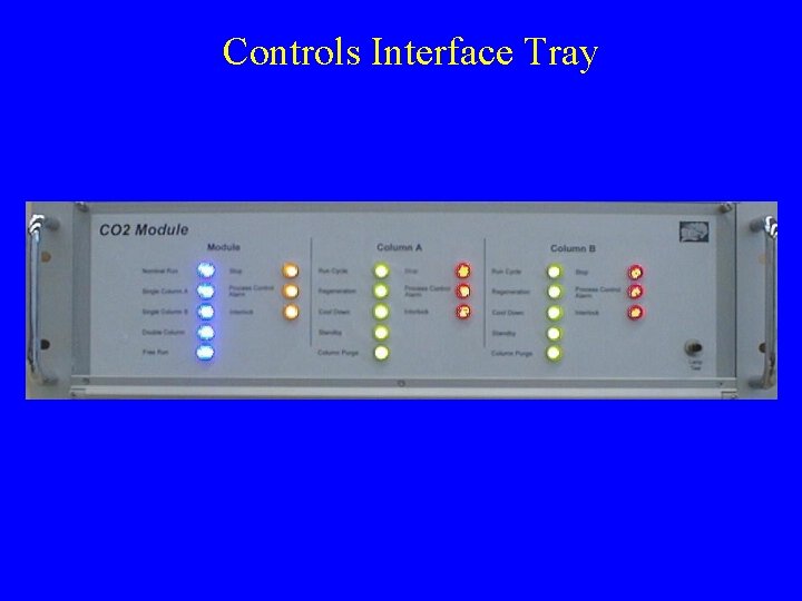 Controls Interface Tray 