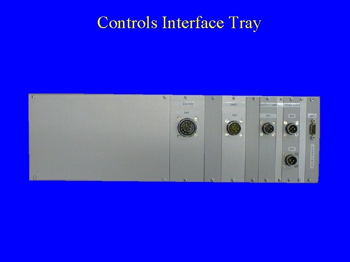 Controls Interface Tray 