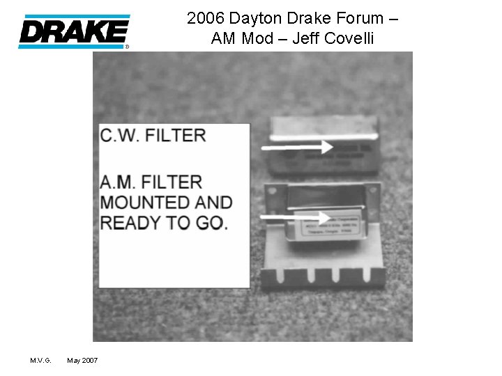 2006 Dayton Drake Forum – AM Mod – Jeff Covelli M. V. G. May