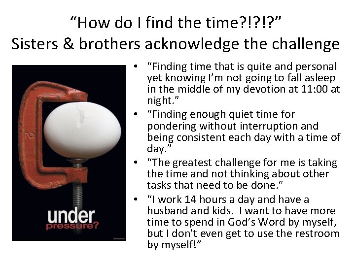 “How do I find the time? !? !? ” Sisters & brothers acknowledge the