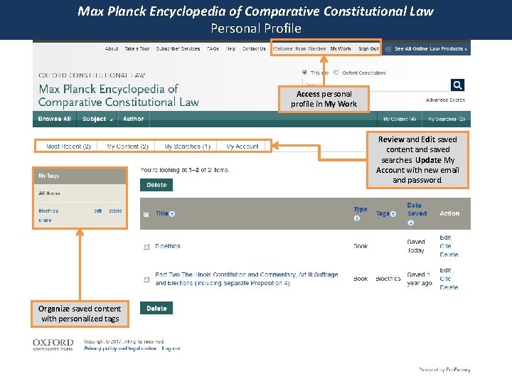 Max Planck Encyclopedia of Comparative Constitutional Law Personal Profile Access personal profile in My