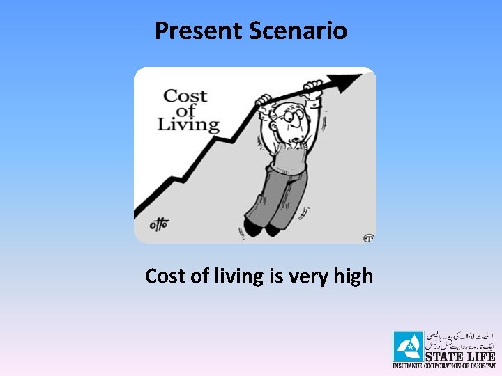 Present Scenario Cost of living is very high 