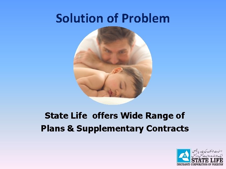 Solution of Problem State Life offers Wide Range of Plans & Supplementary Contracts 