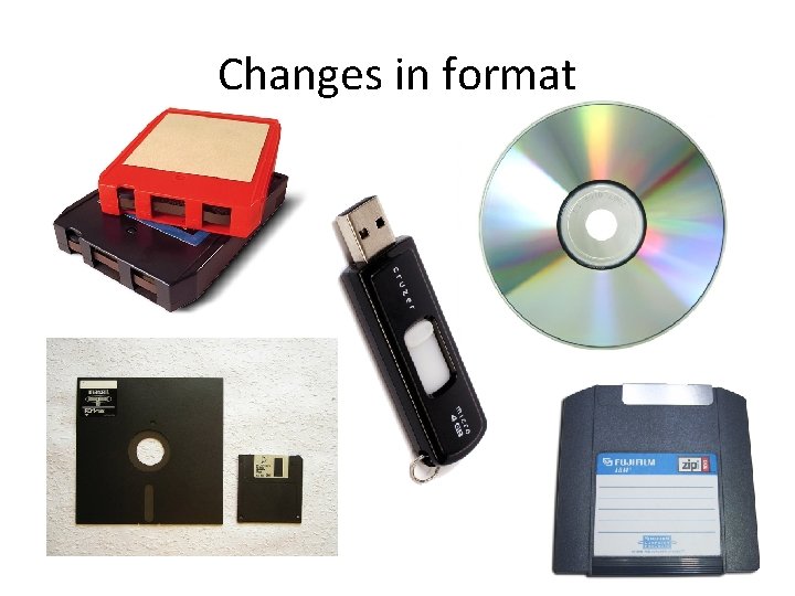 Changes in format 