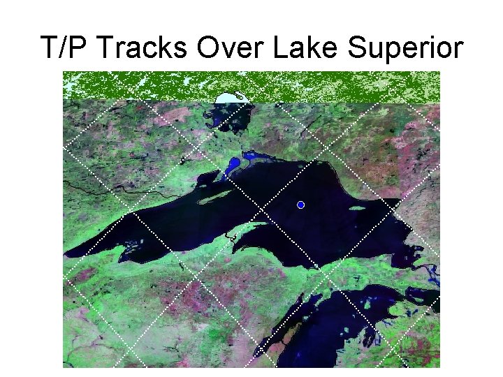 T/P Tracks Over Lake Superior 