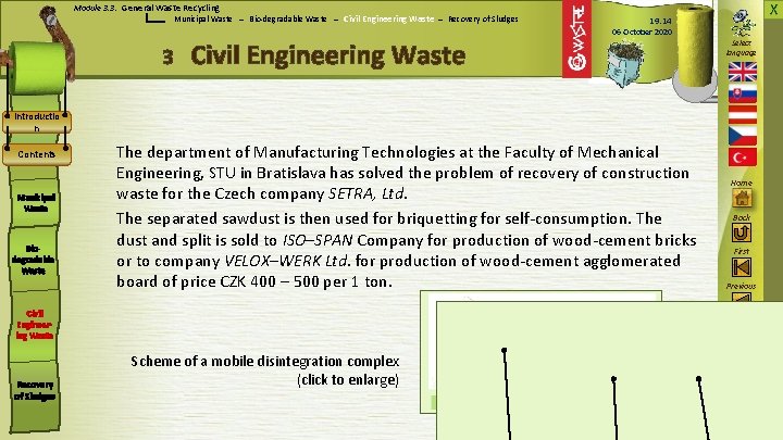 Module 3. 3: General Waste Recycling Municipal Waste – Bio-degradable Waste – Civil Engineering