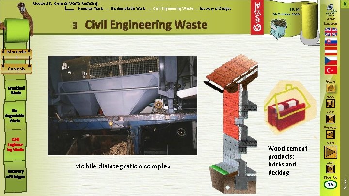 Module 3. 3: General Waste Recycling Municipal Waste – Bio-degradable Waste – Civil Engineering